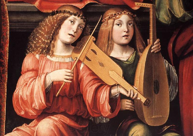 FRANCIA, Francesco Madonna and Saints (detail) gj Spain oil painting art